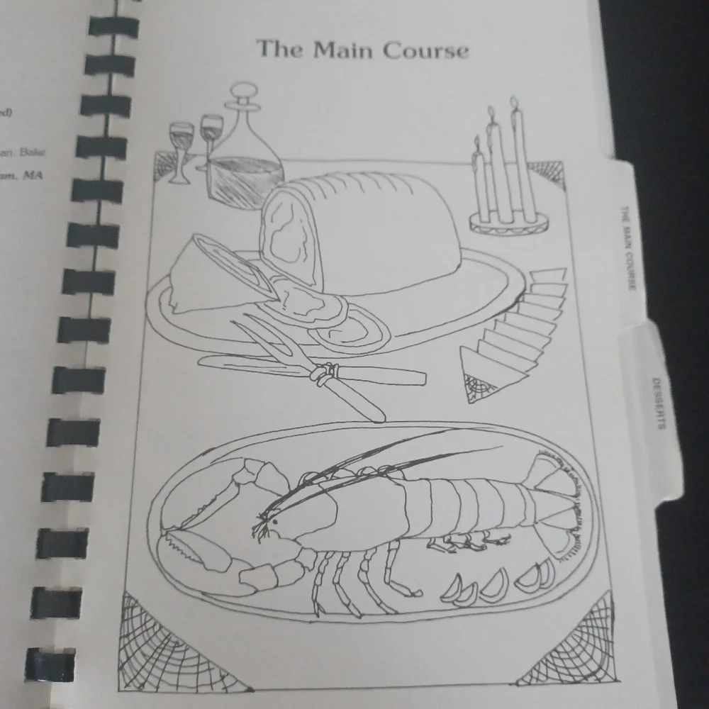 VTG Cooking Up A Storm In Chatham Cookbook Spiral Holy Redeemer Church Mass 2003